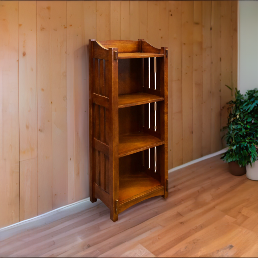 Arts and Crafts Style Open Bookcase - Model 5284