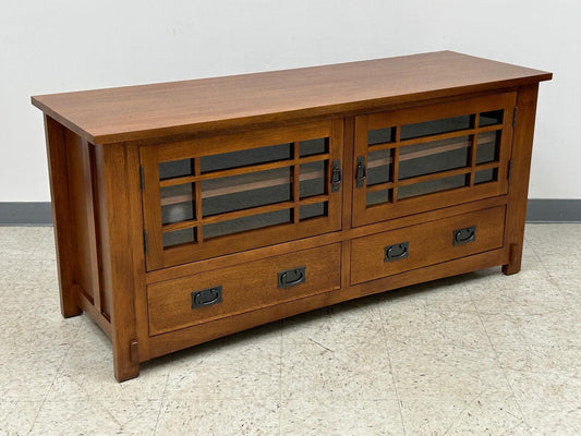 Mission Quarter Sawn Oak Tv Stand - 60" - Michael Cherry