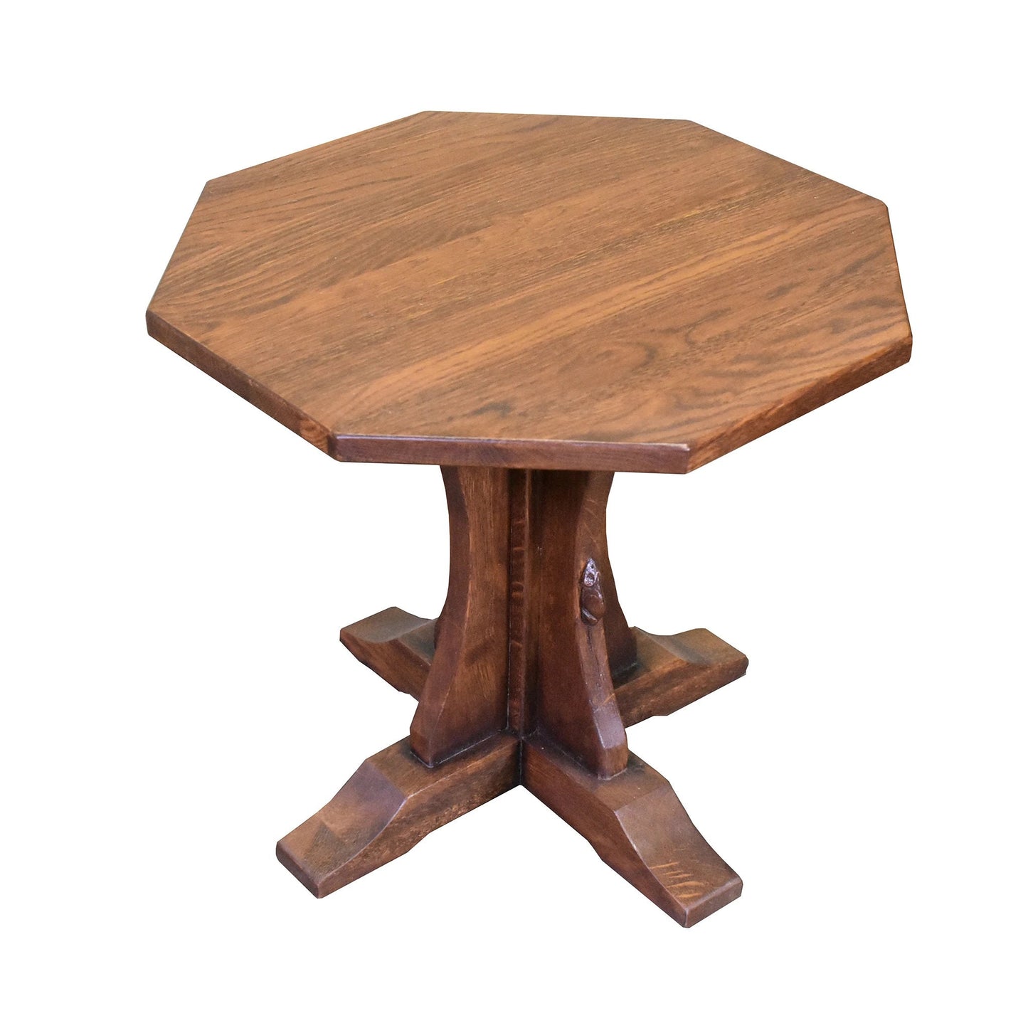 Mission Solid Oak Mouse Detail End Table