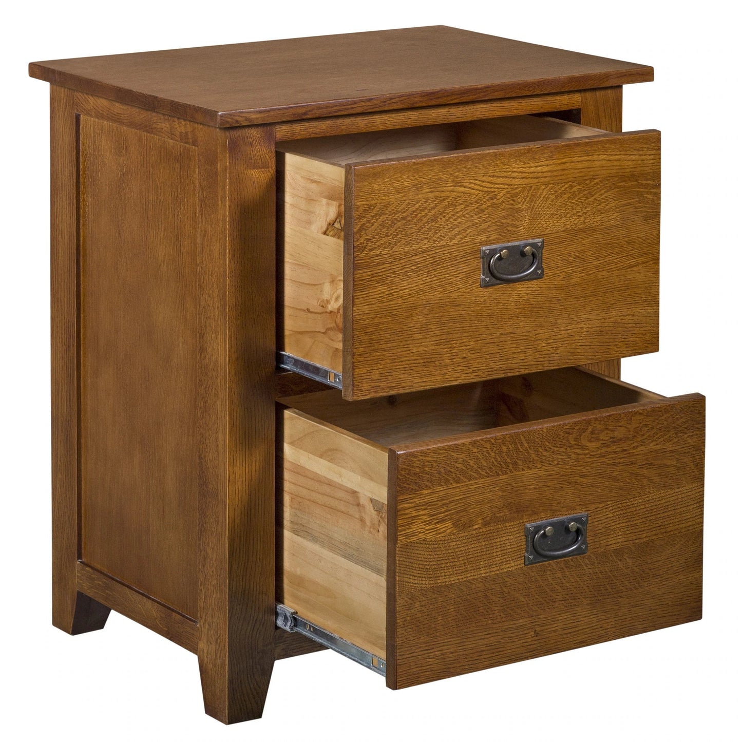 Mission 2 Drawer File Cabinet - Michael's Cherry - Walnut