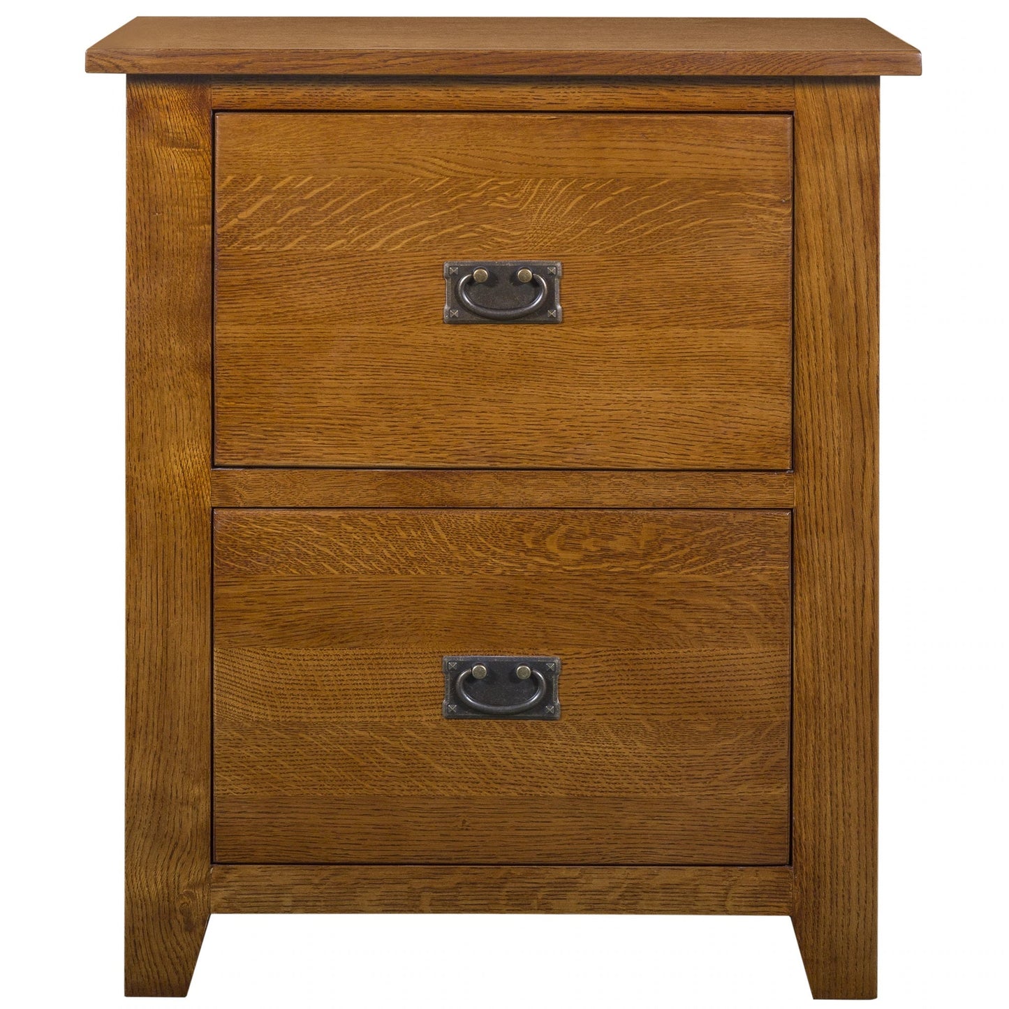 Mission 2 Drawer File Cabinet - Michael's Cherry - Walnut