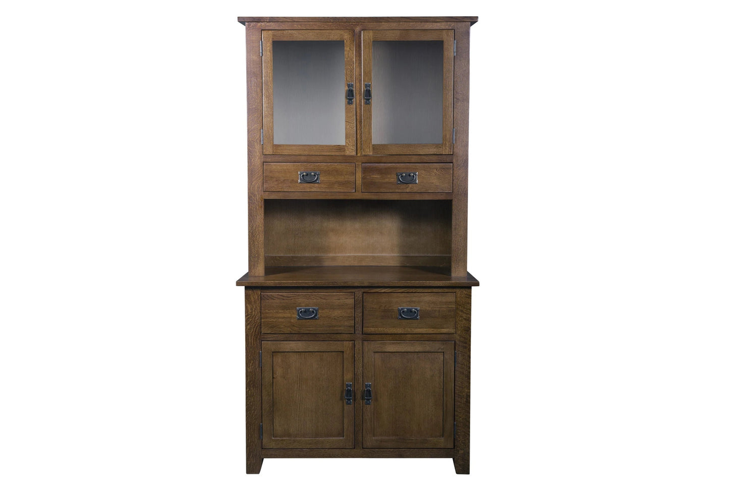 Mission 4 Door & 4 Drawer China Cabinet - Walnut - 42"W