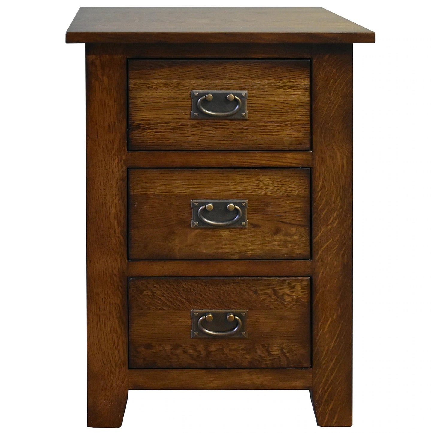 Mission 3 Drawer Nightstand - Walnut