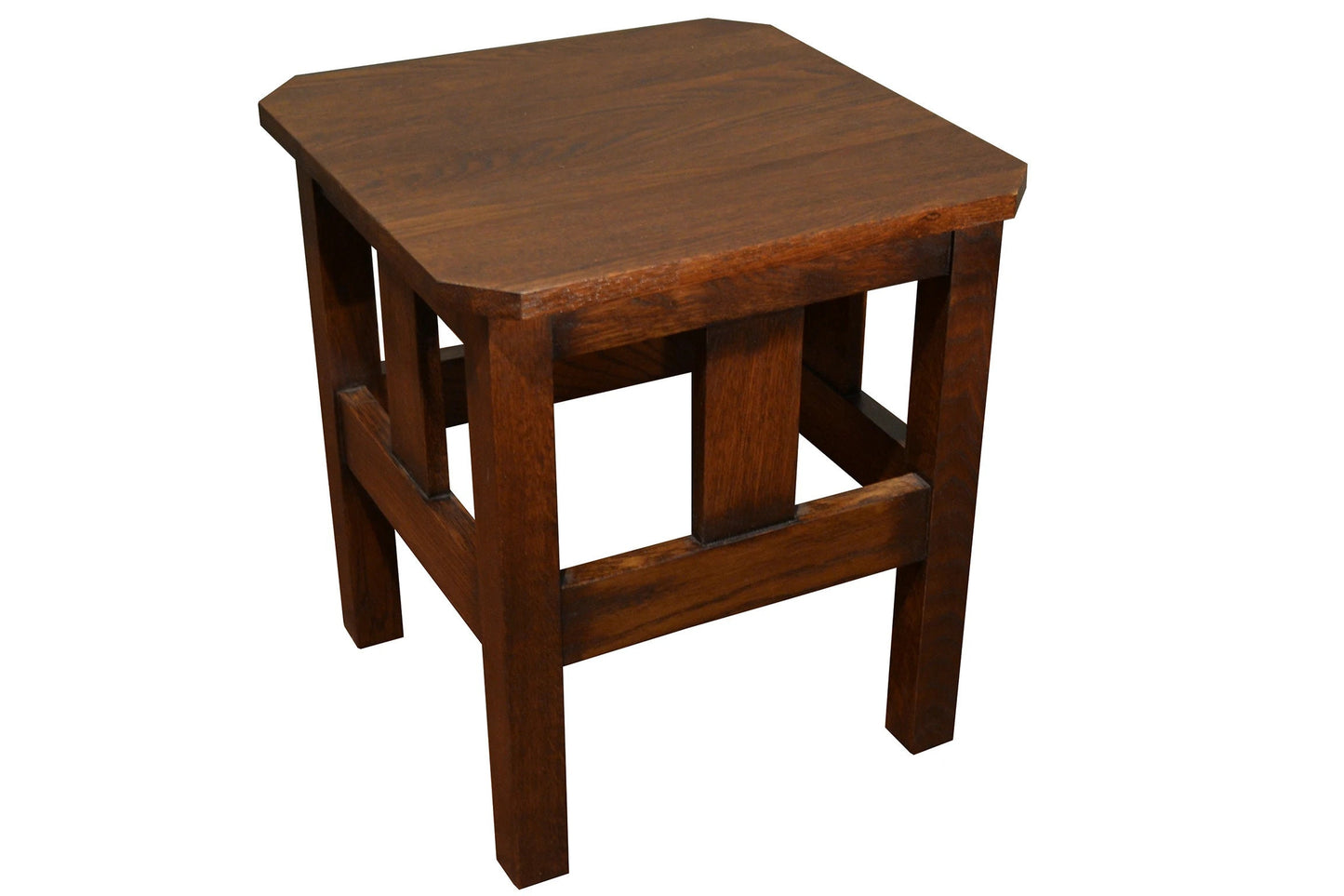 Mission Oak Slat End Table - Walnut (W1)