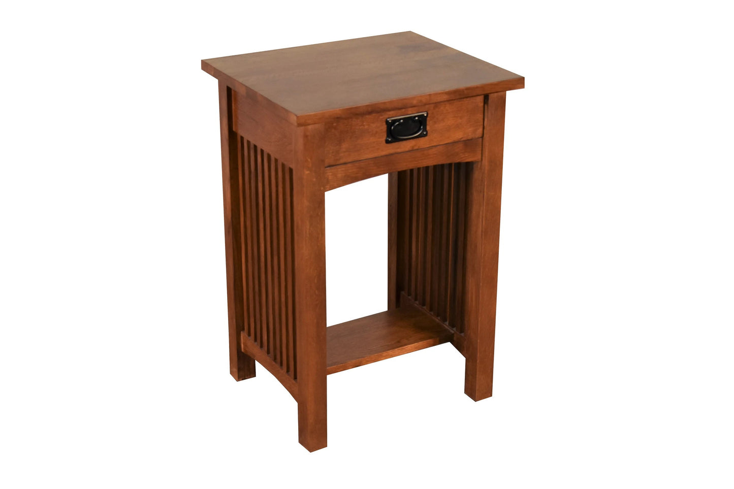 Mission 1 Drawer Spindle End Table