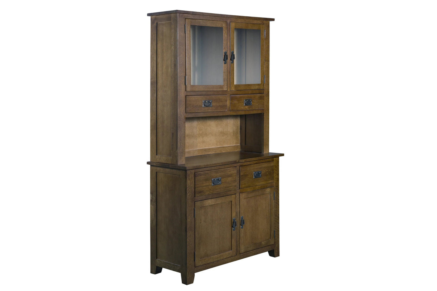 Mission 4 Door & 4 Drawer China Cabinet - Walnut - 42"W