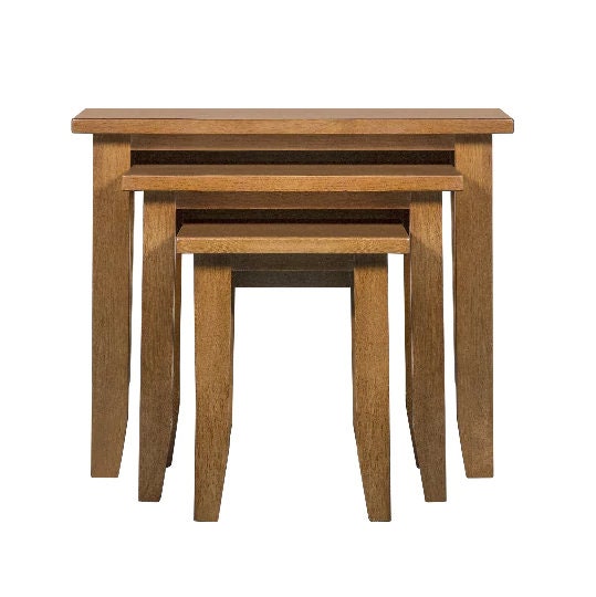 Mission Oak Nesting Tables - Set of 3