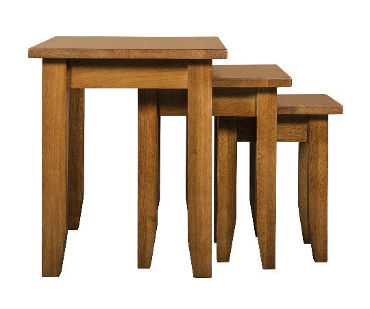 Mission Oak Nesting Tables - Set of 3