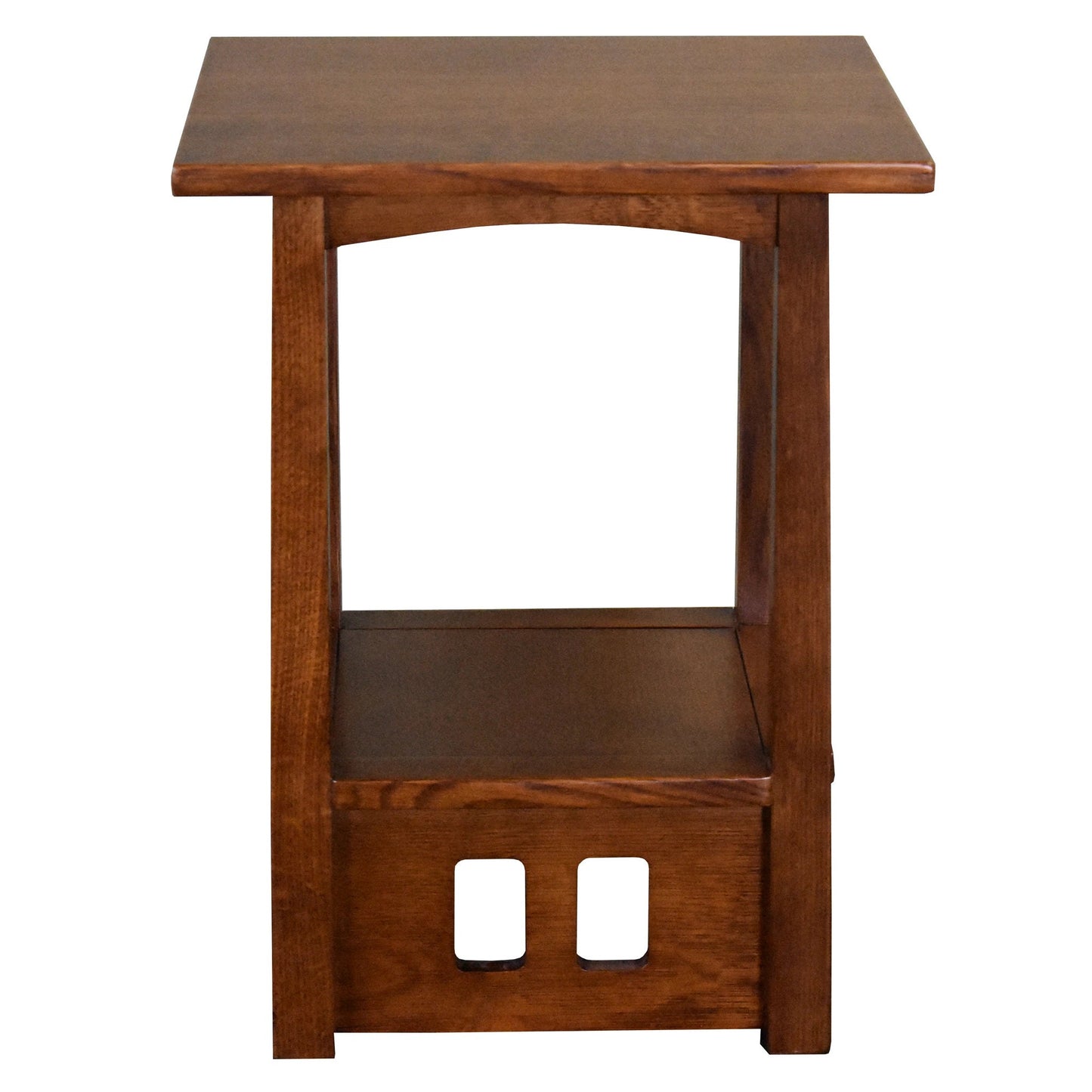 Arts and Crafts / Mission Style Taboret End Table - Michael's Cherry - Walnut