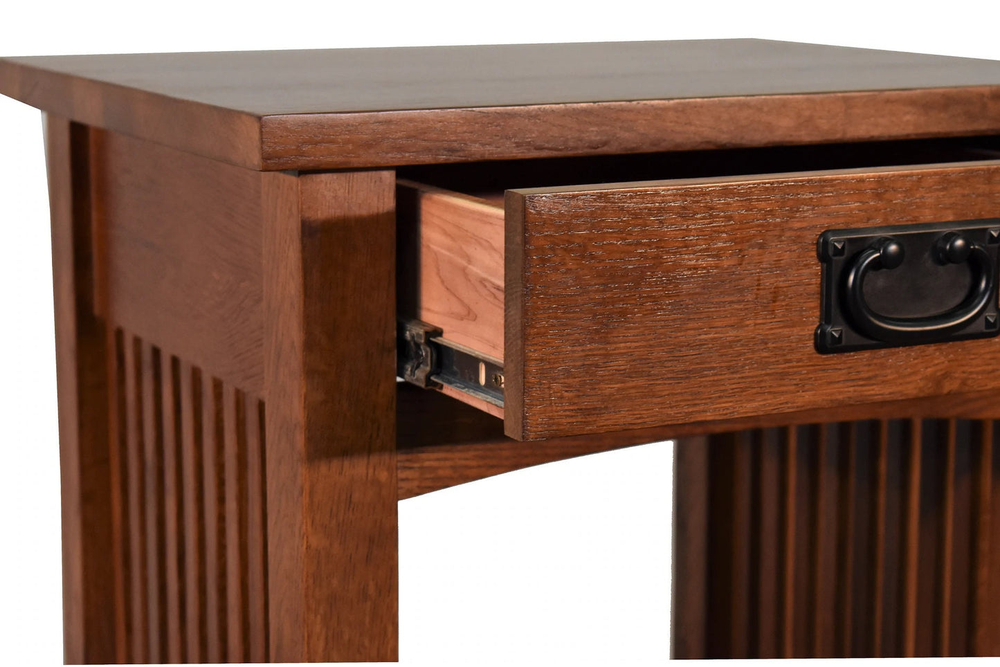 Mission 1 Drawer Spindle End Table