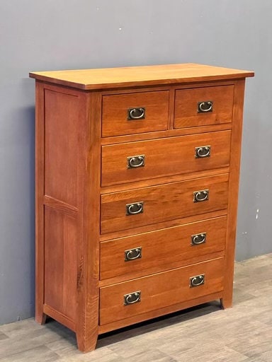 Mission 6 Drawer Dresser - Walnut - Michael's Cherry