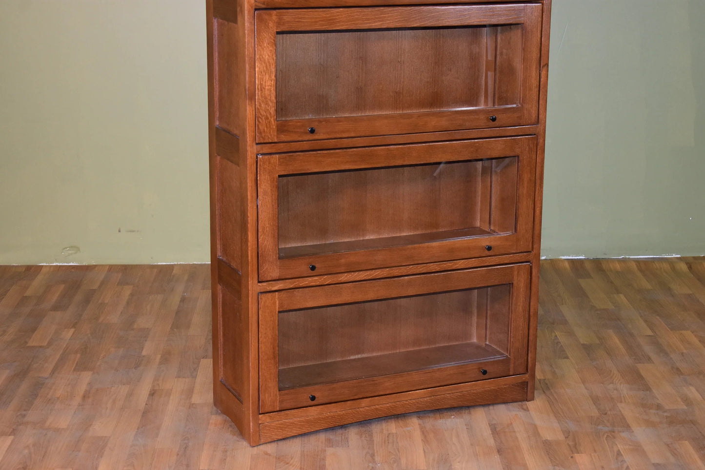 Mission Craftsman Style Oak Barrister Bookcase - 5 Stack