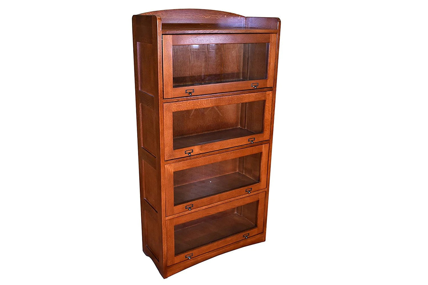 Mission Quarter Sawn Oak 4 Stack Barrister Bookcase