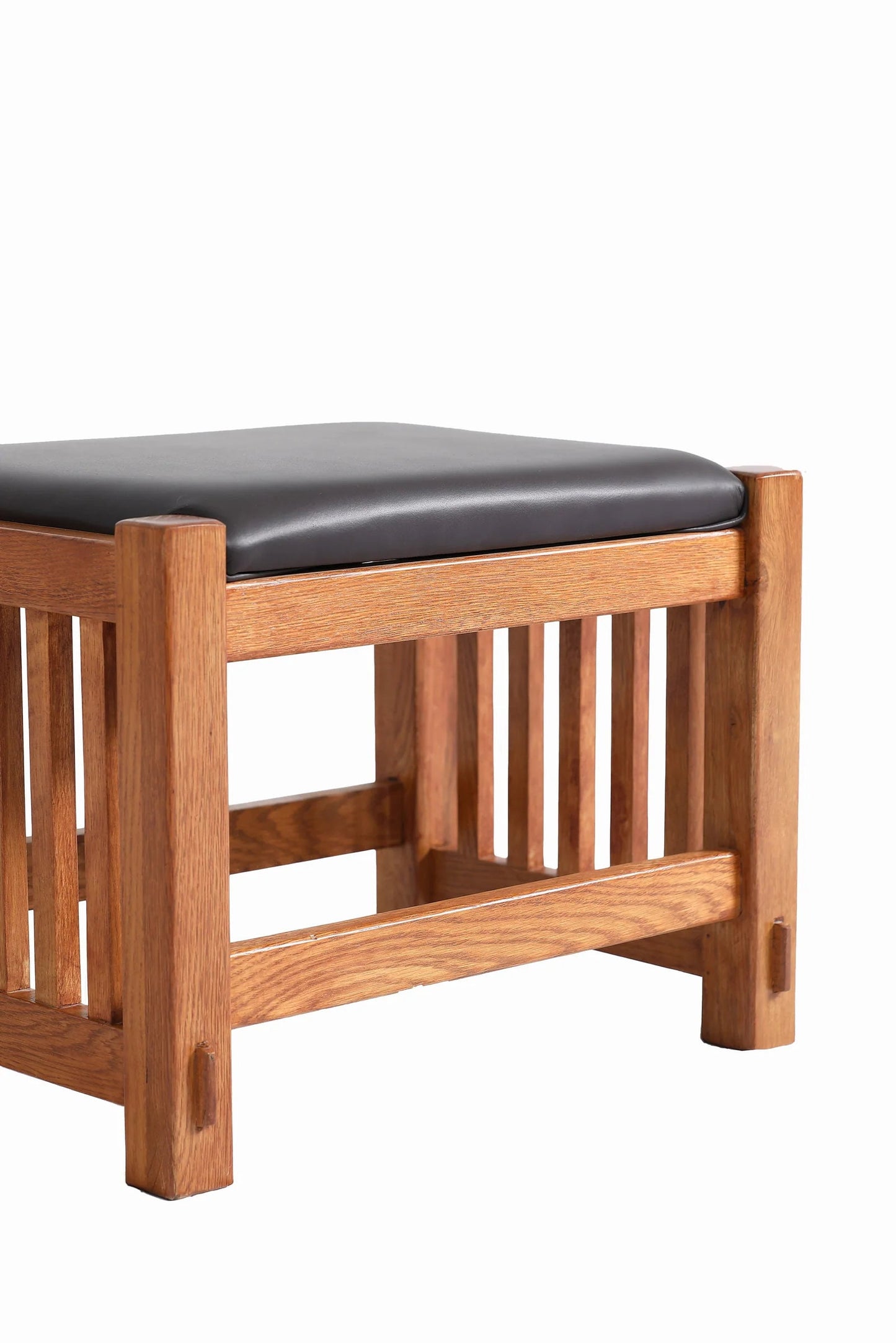 Mission Oak Foot Stool - Spindles